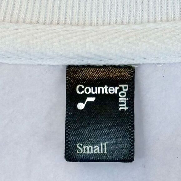 CounterPoint NBA Utah Jazz White On White Crewneck Pullover Sweatshirt Men's S - Picture 7 of 11
